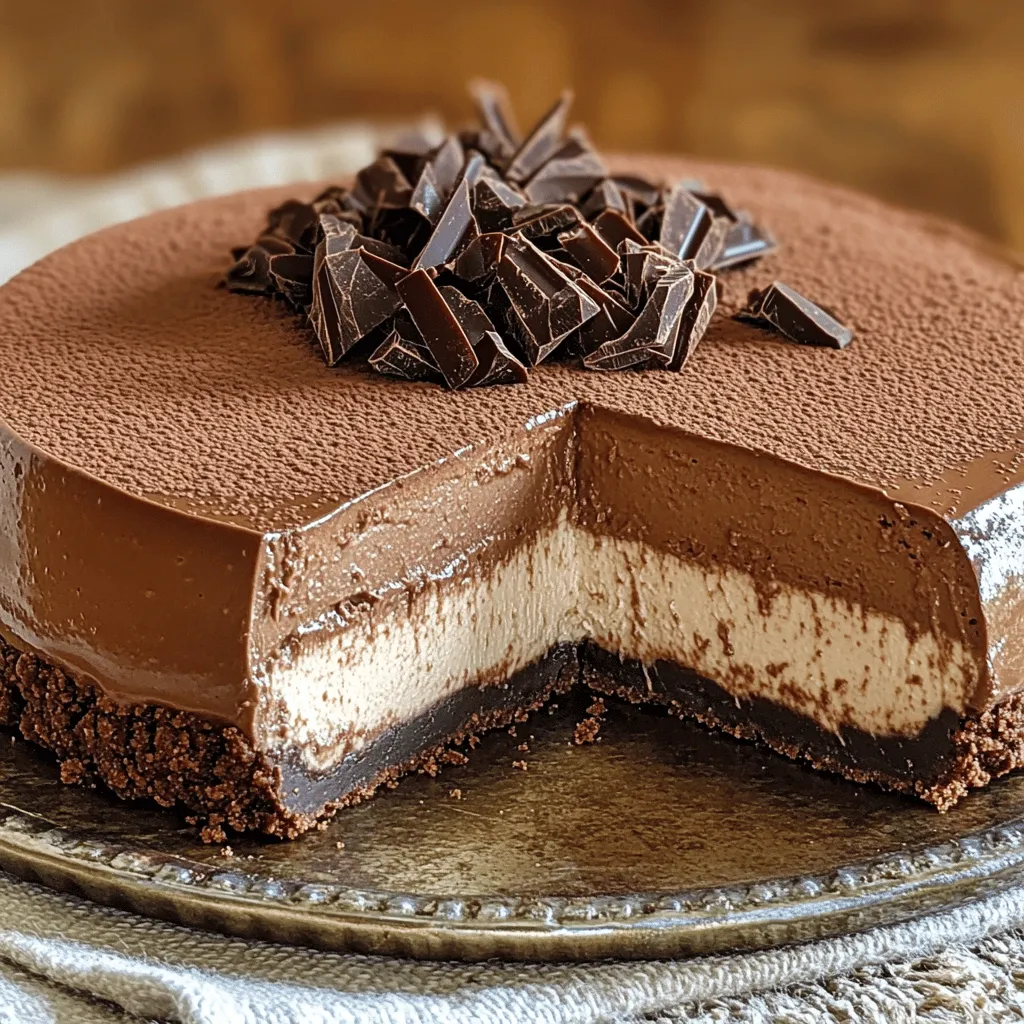 No-Bake Chocolate Cheesecake Simple and Delicious Treat