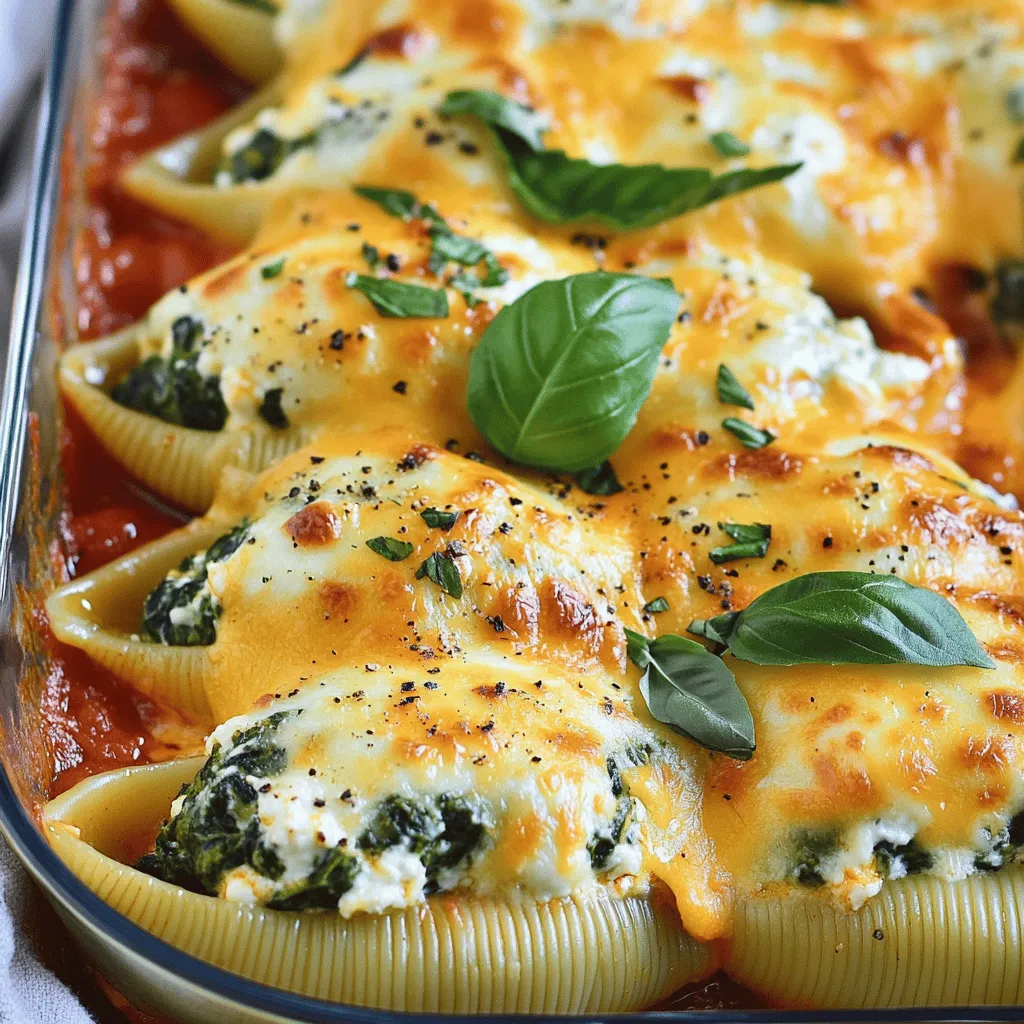 Spinach Ricotta Stuffed Shells Tasty and Comforting Meal