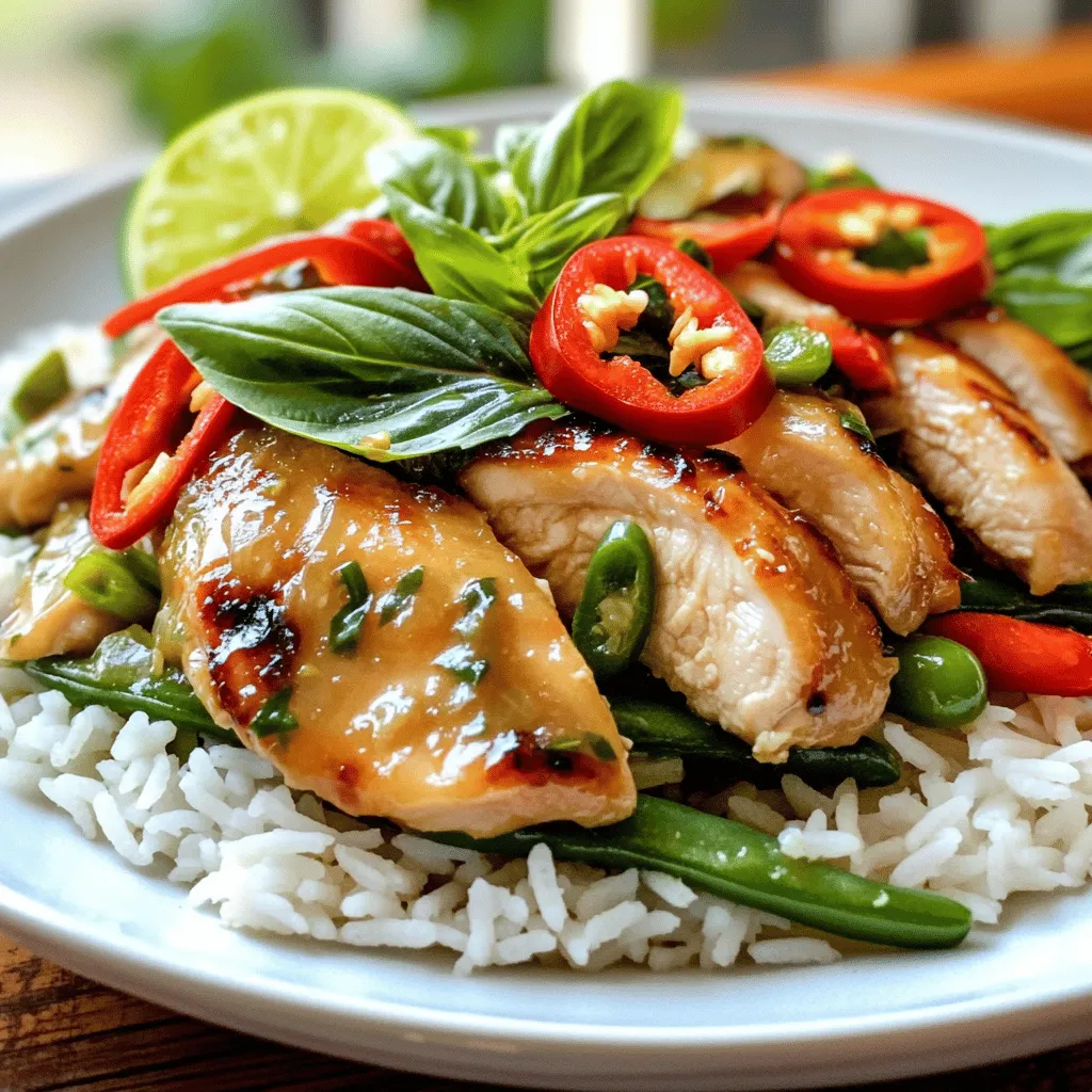 Thai Basil Chicken Stir-Fry Flavorful and Quick Meal