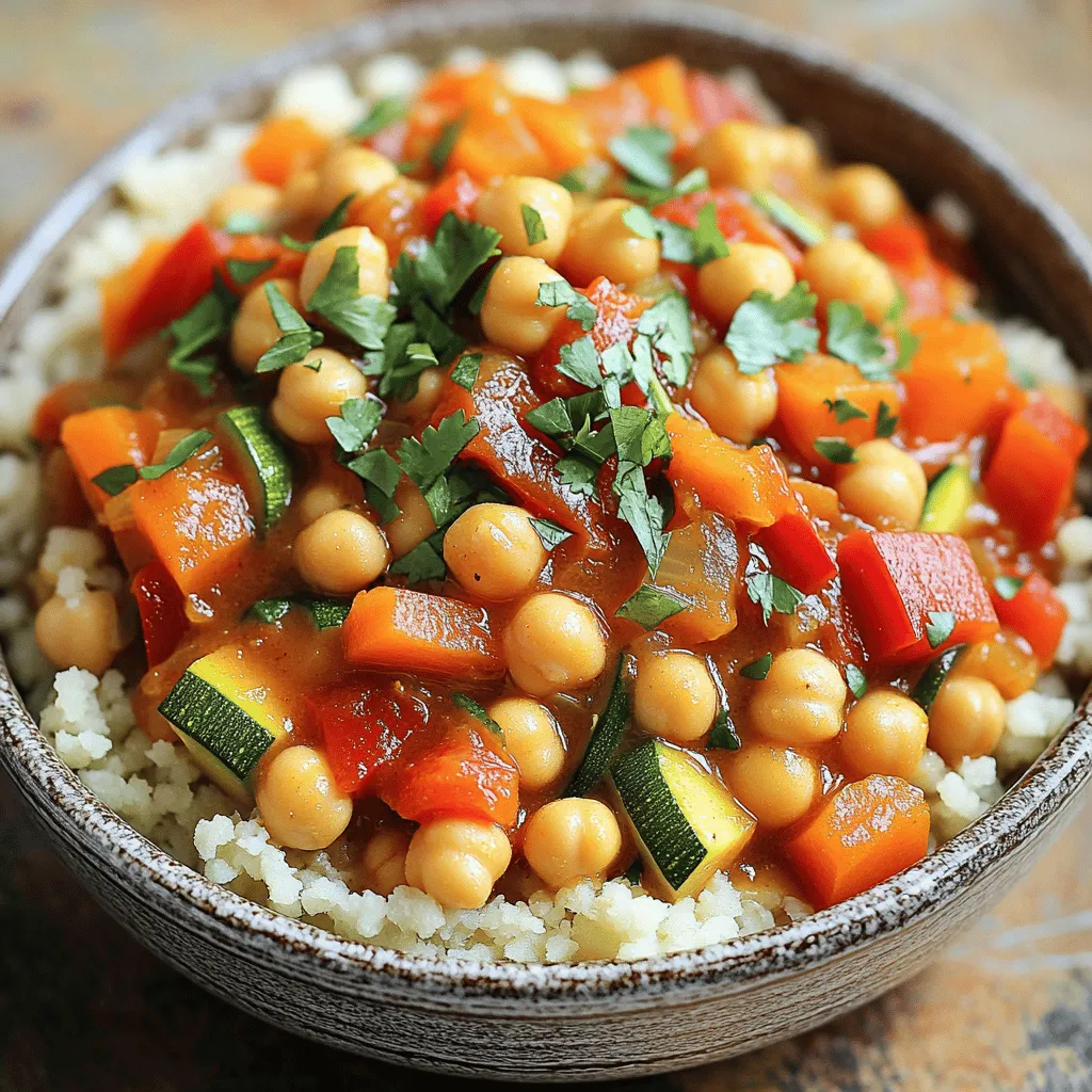 Slow Cooker Moroccan Chickpea Stew Easy and Delicious