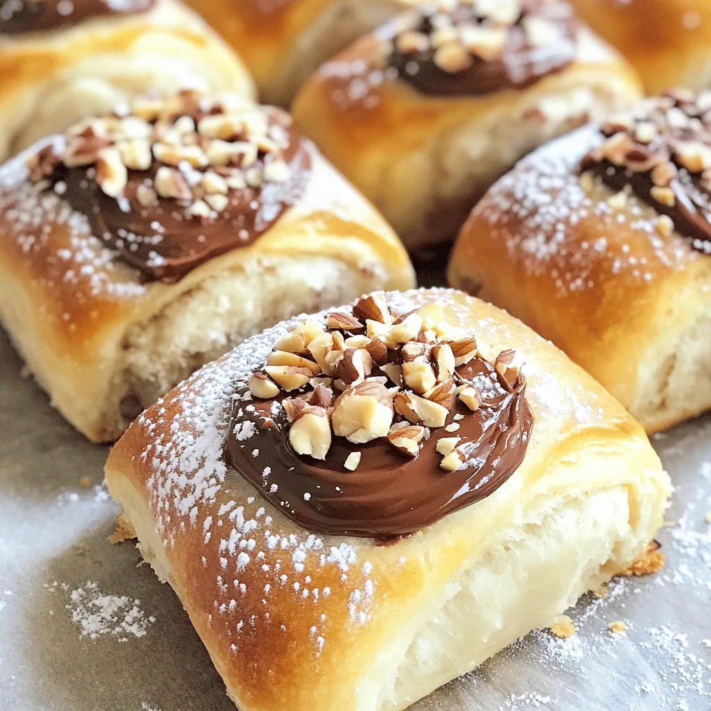 Nutella Rolls with Cream Cheese Easy and Tasty Treat
