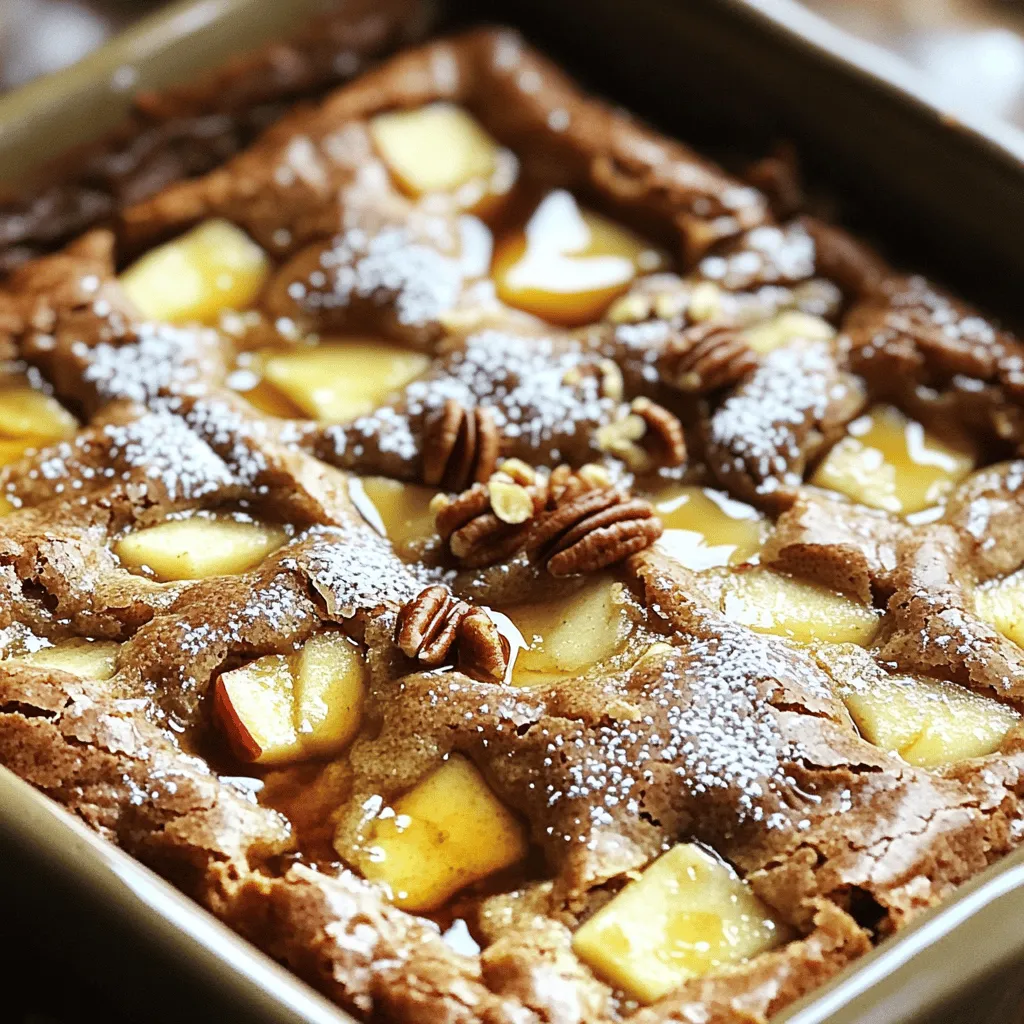 Brown Butter Maple Apple Blondies Irresistible Delight