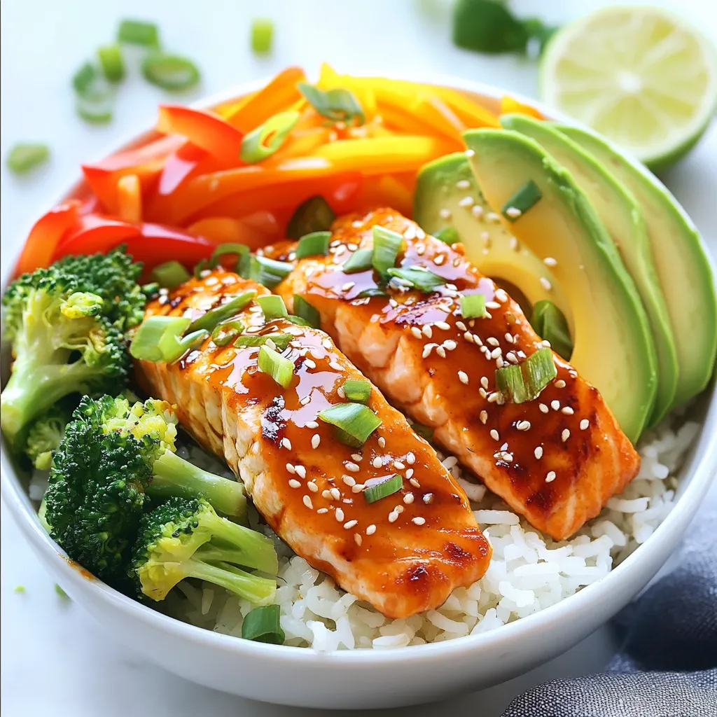 Sweet Chili Salmon Bowls Tasty and Healthy Meal