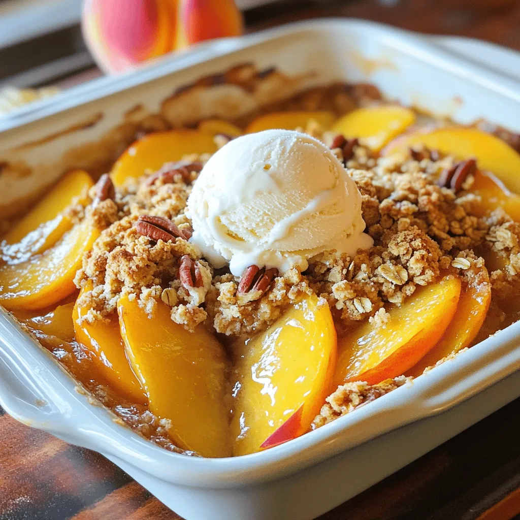 Fresh Peach Crisp Delightful Summer Dessert Recipe