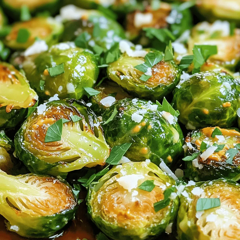 Maple Mustard Roasted Brussels Sprouts Flavorful Dish