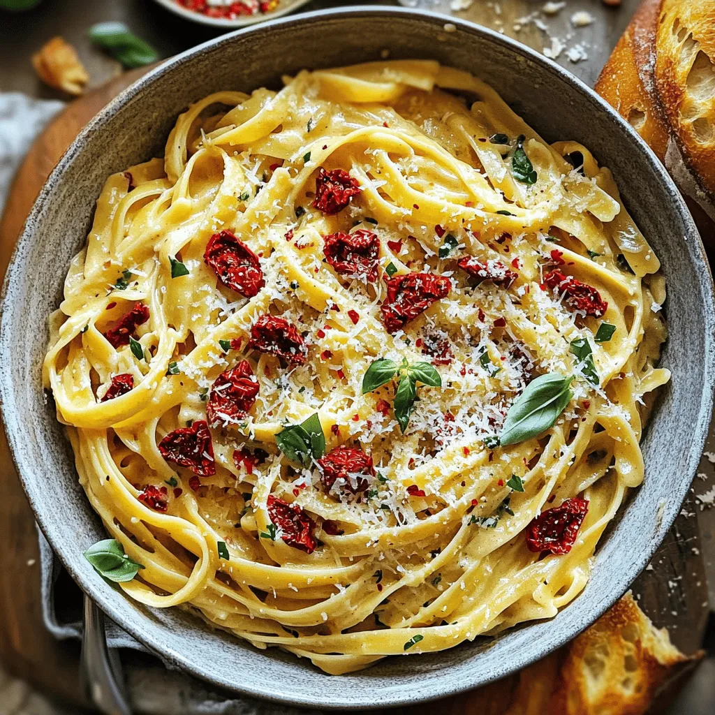 Creamy Sun-Dried Tomato Pasta Rich and Flavorful Meal