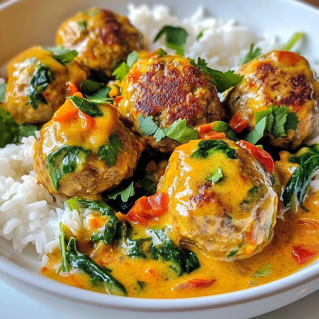 Thai Coconut Curry Meatballs Flavorful and Easy Recipe