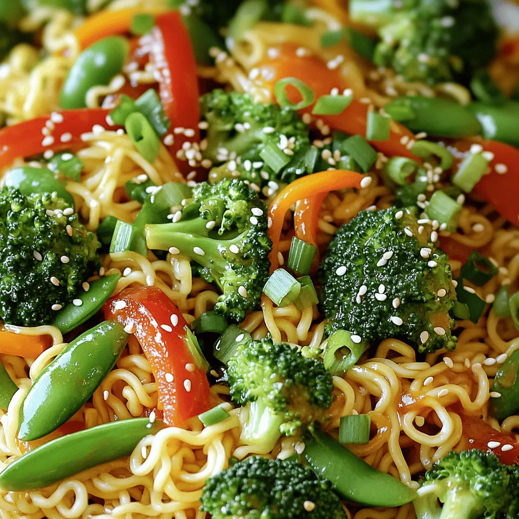 Spicy Miso Ramen Stir Fry Flavorful and Quick Dish