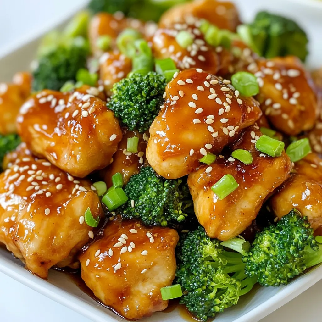 Honey Garlic Chicken and Broccoli Flavorful Delight