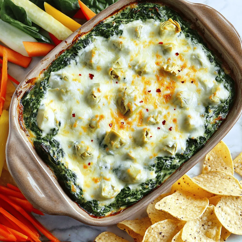 Classic Spinach Artichoke Dip Simple and Tasty Recipe