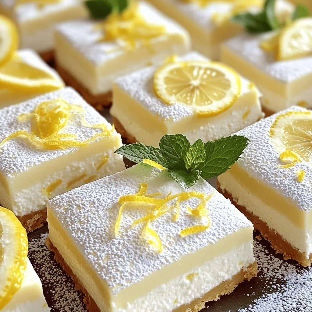 Lemon Ricotta Cheesecake Bars Delightful and Easy Treat
