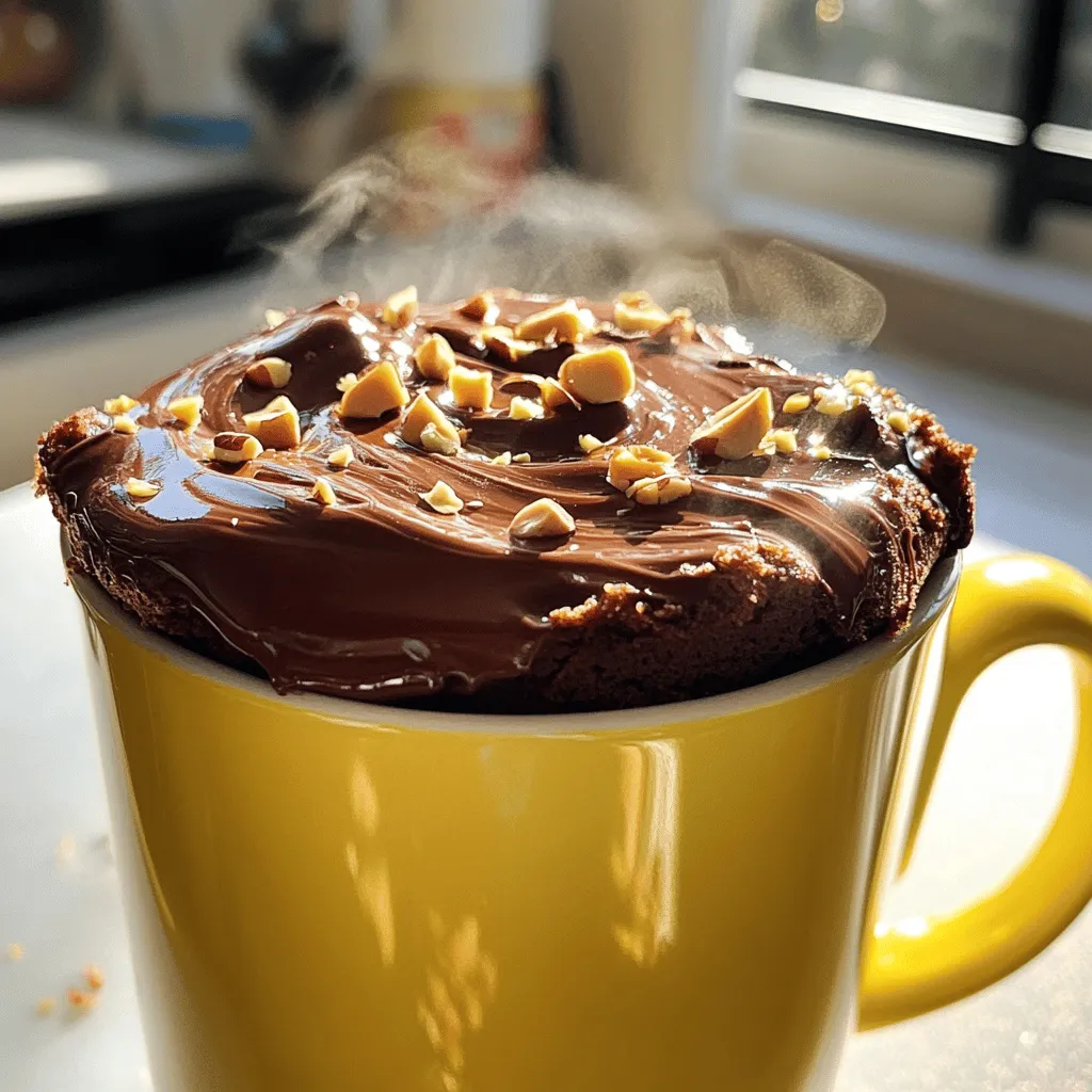 Chocolate Hazelnut Mug Cake Rich and Decadent Delight