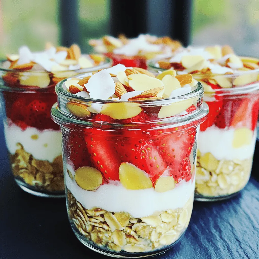 Strawberries and Cream Overnight Oats Easy Recipe