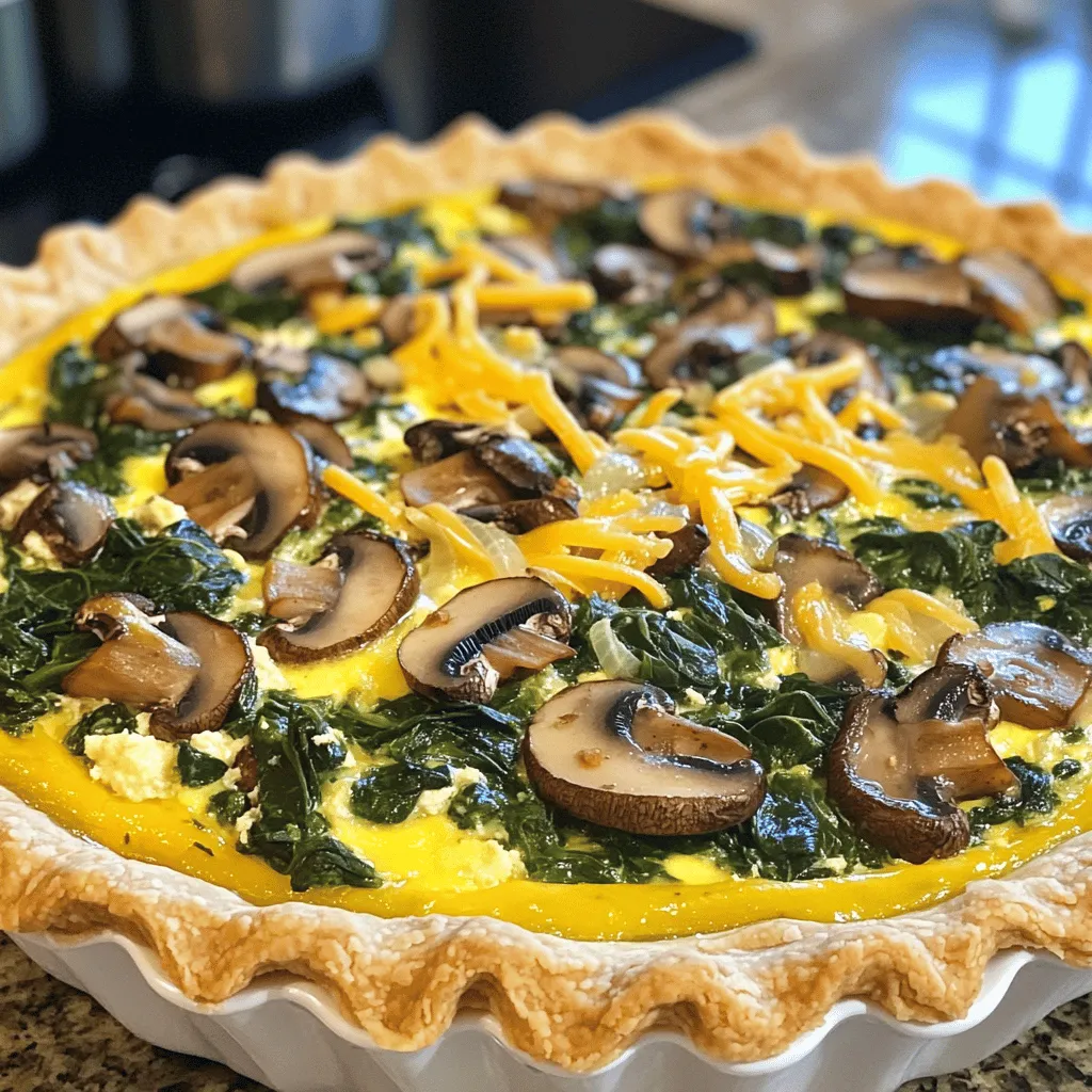 Savory Spinach and Mushroom Quiche Easy Recipe Guide