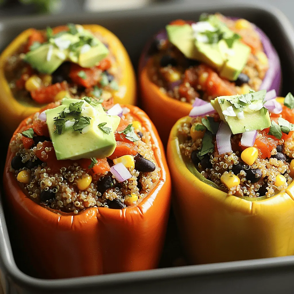 Vegan Stuffed Bell Peppers Flavorful and Nutritious Dish