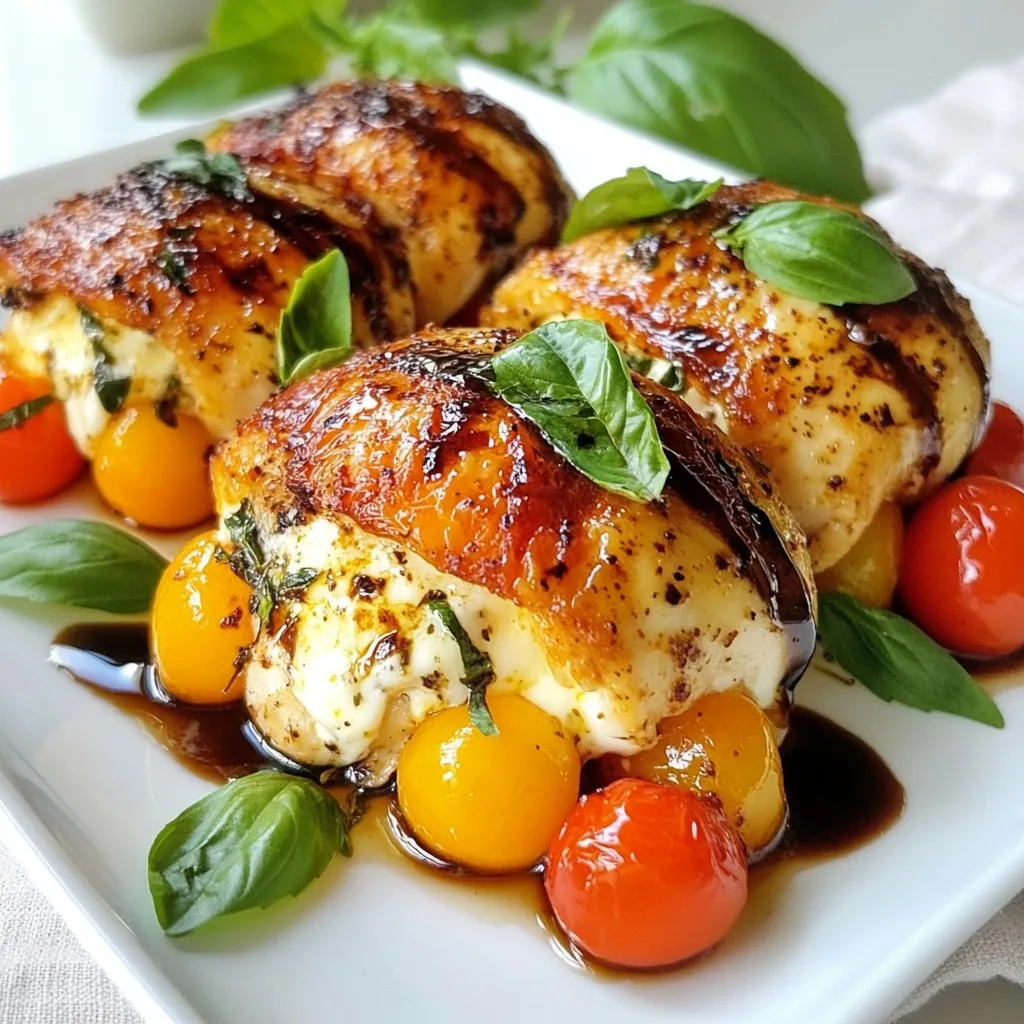 Caprese Stuffed Chicken Breast Flavorful Dinner Delight