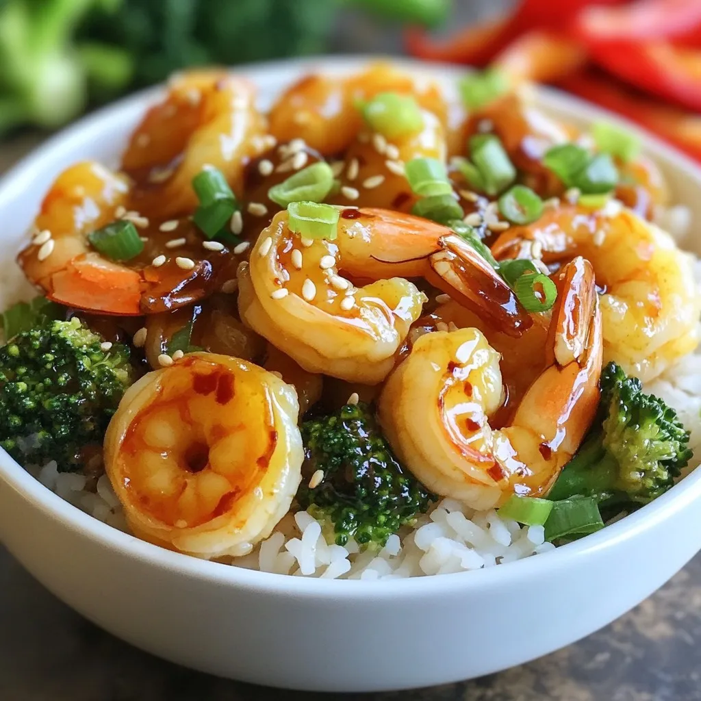 Honey Garlic Shrimp Bowls Flavorful and Easy Meal