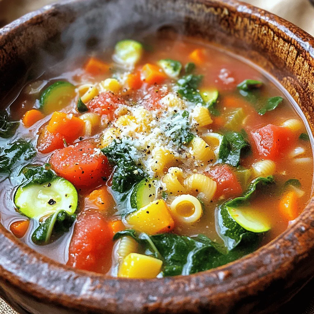 Easy Minestrone Soup Hearty and Nourishing Recipe