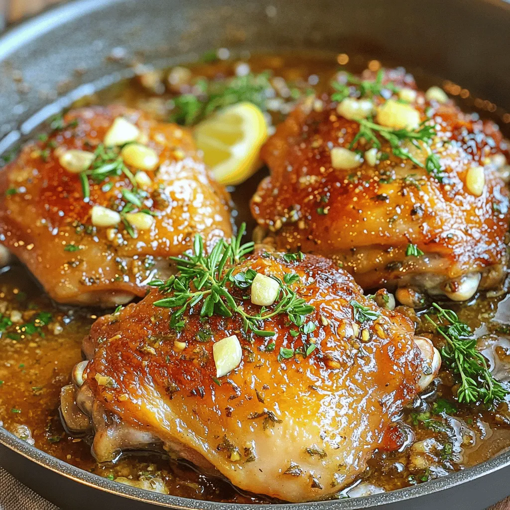 Garlic Herb Chicken Thighs Tasty and Simple Recipe