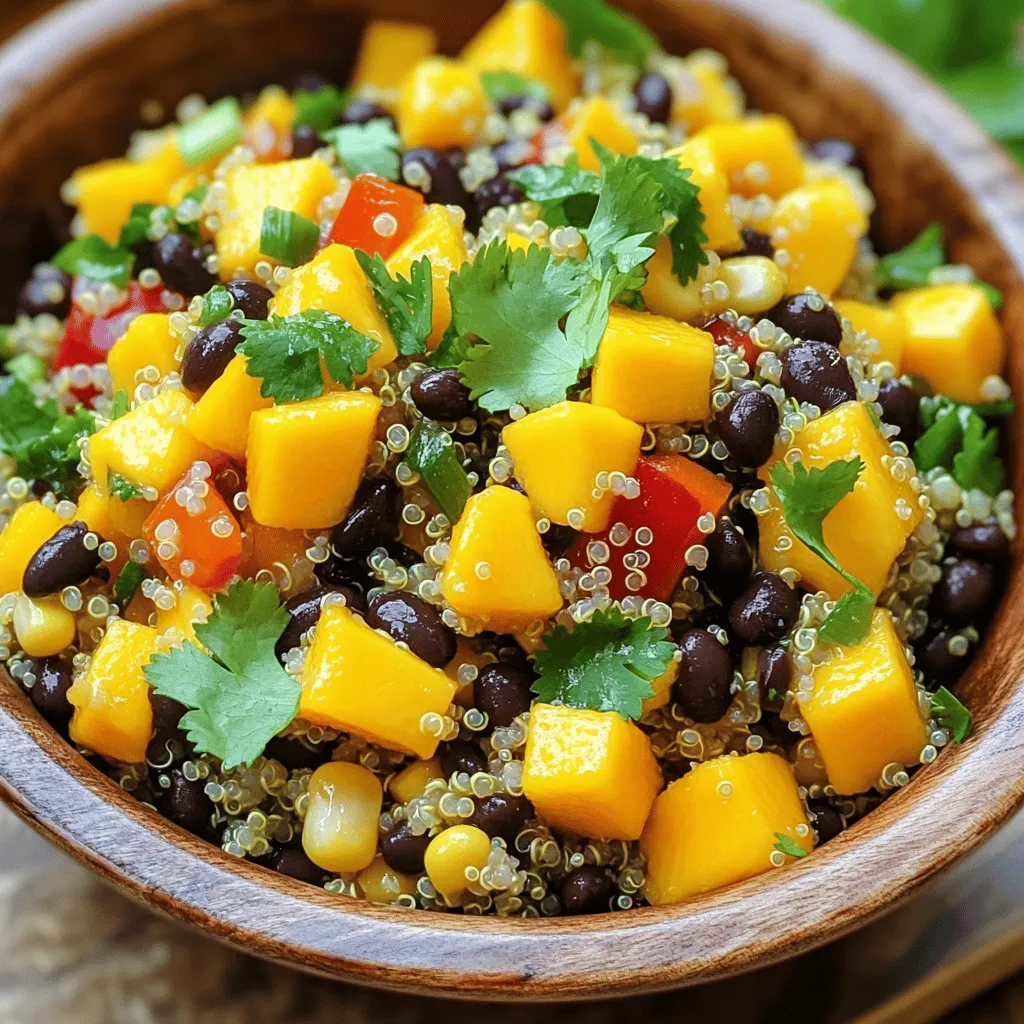 Mango Black Bean Quinoa Salad Fresh and Flavorful Mix