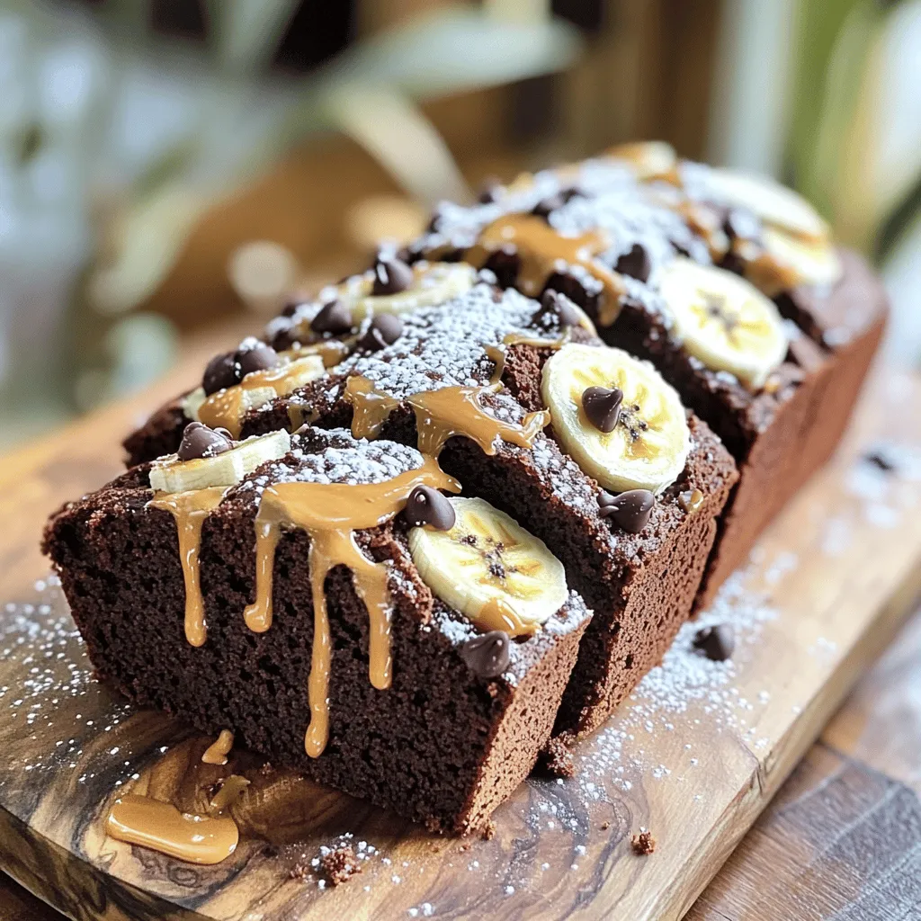Chocolate Peanut Butter Banana Bread Delight Recipe