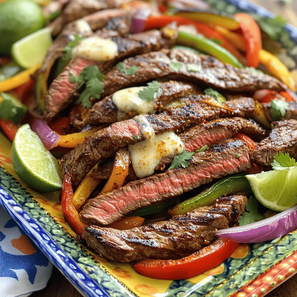 Garlic Butter Steak Fajitas Sheet Pan Delight