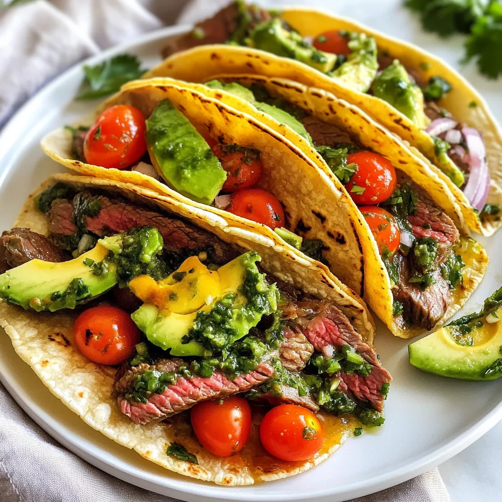 Chimichurri Steak Tacos Flavorful and Fresh Recipe