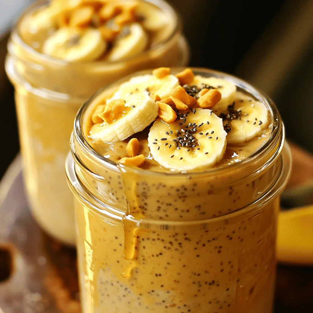 Peanut Butter Banana Overnight Oats Easy Delight