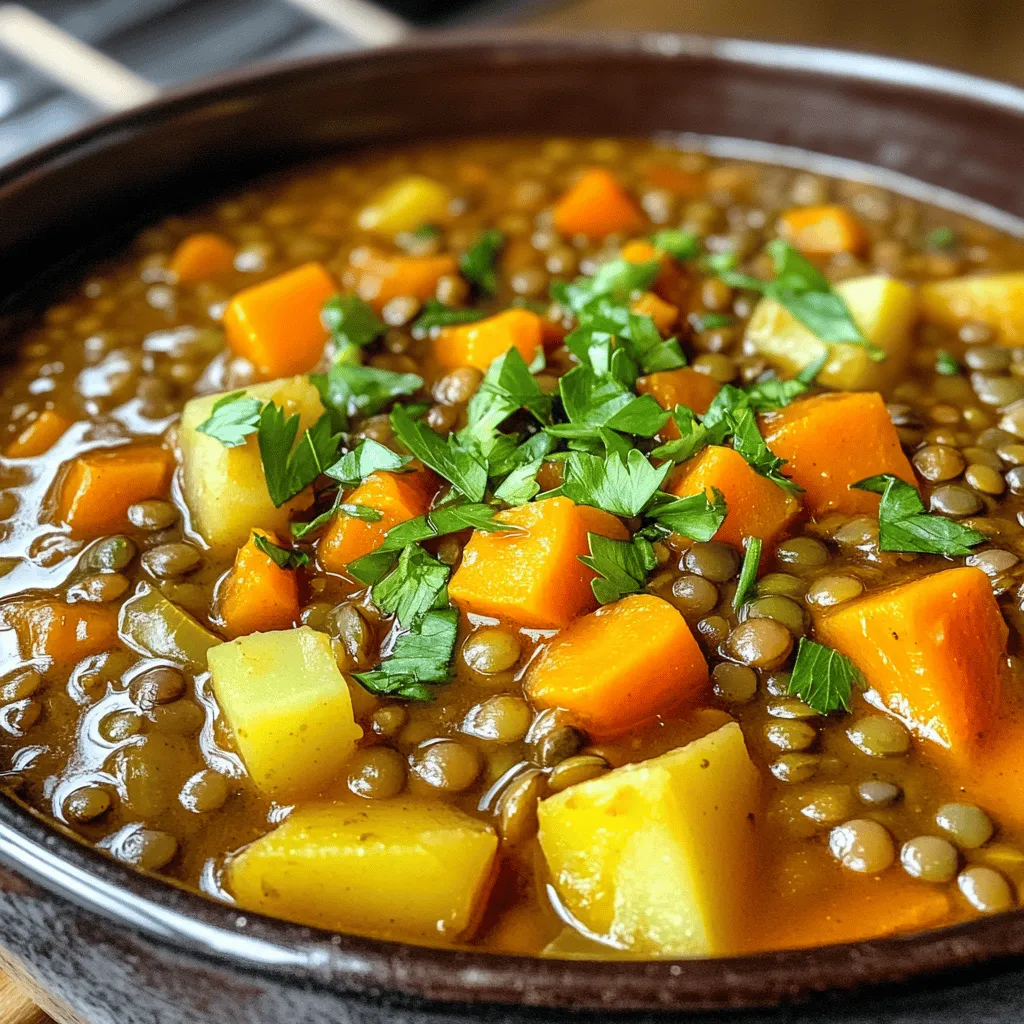Hungarian Lentil Vegetable Stew Hearty and Nutritious Dish