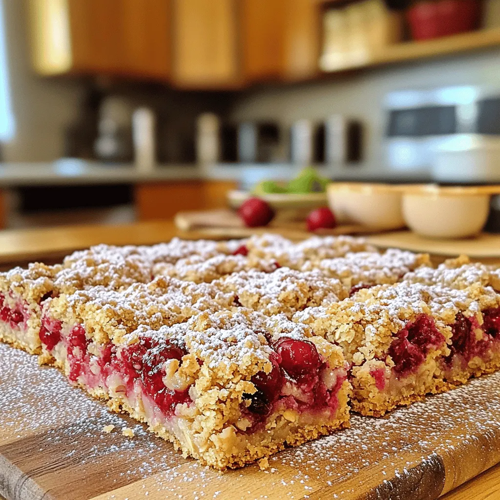 Cherry Oatmeal Squares Delicious and Easy Recipe