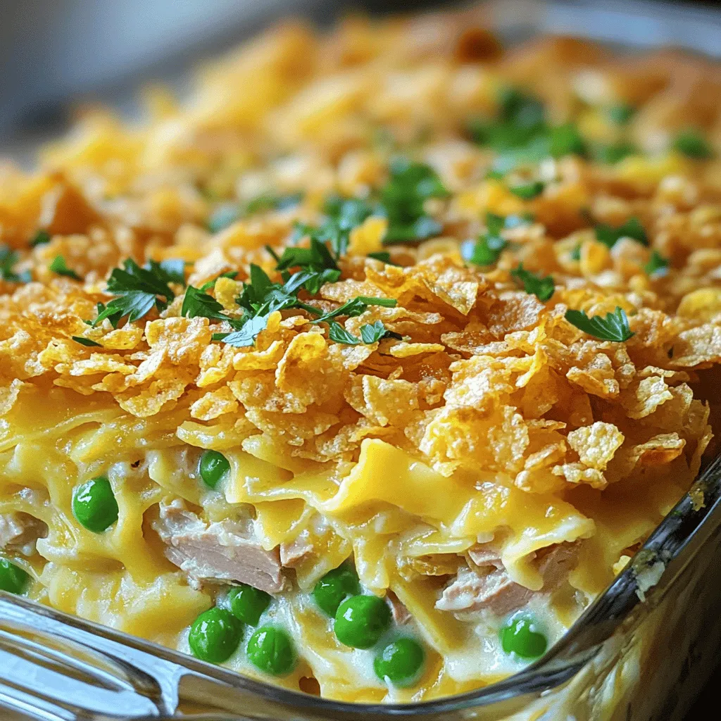 Classic Tuna Noodle Casserole Flavorful Comfort Dish