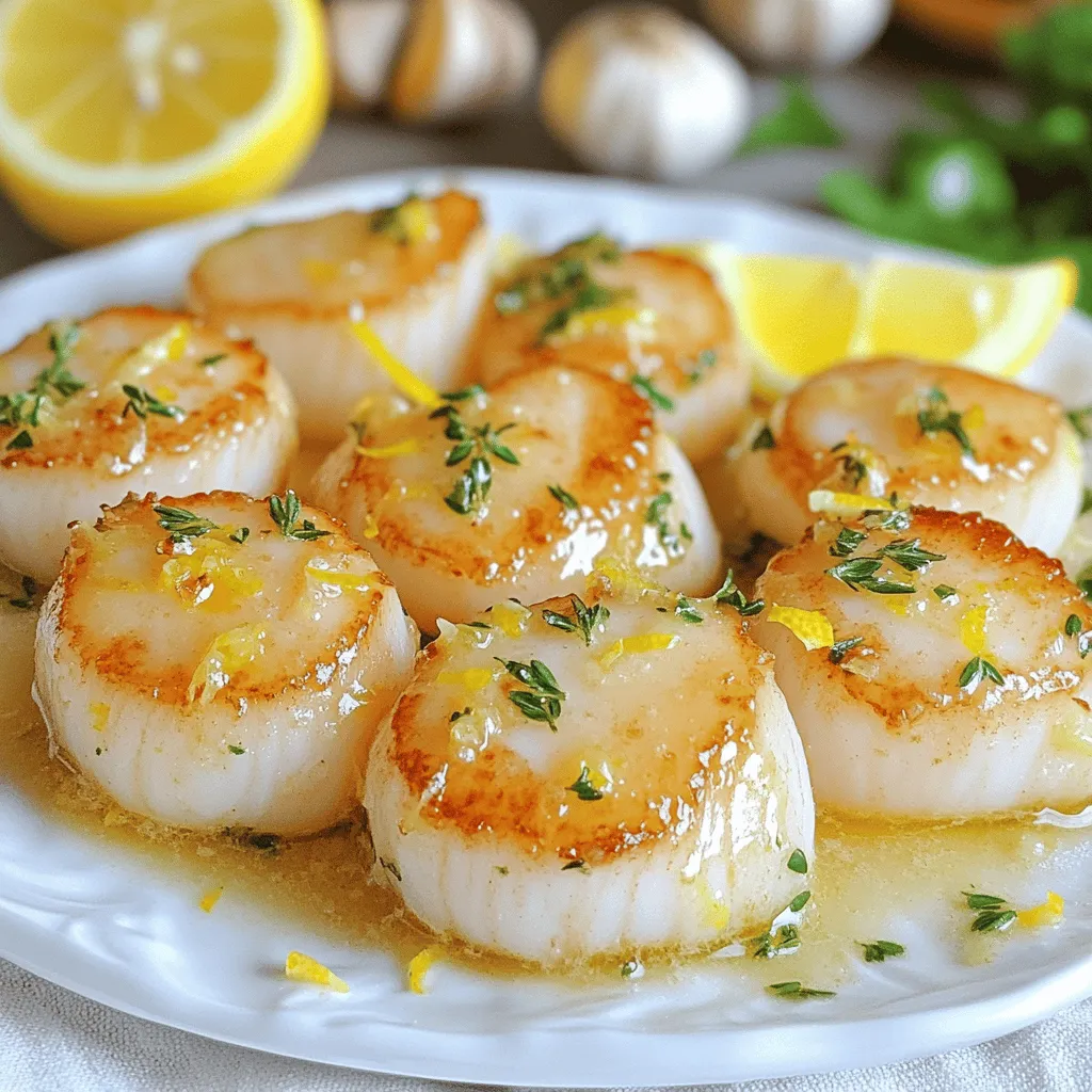 Lemon Garlic Butter Scallops Savory and Simple Dish
