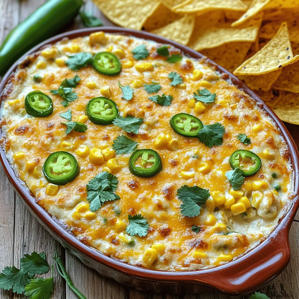 Cheesy Jalapeño Corn Dip Flavorful Party Favorite