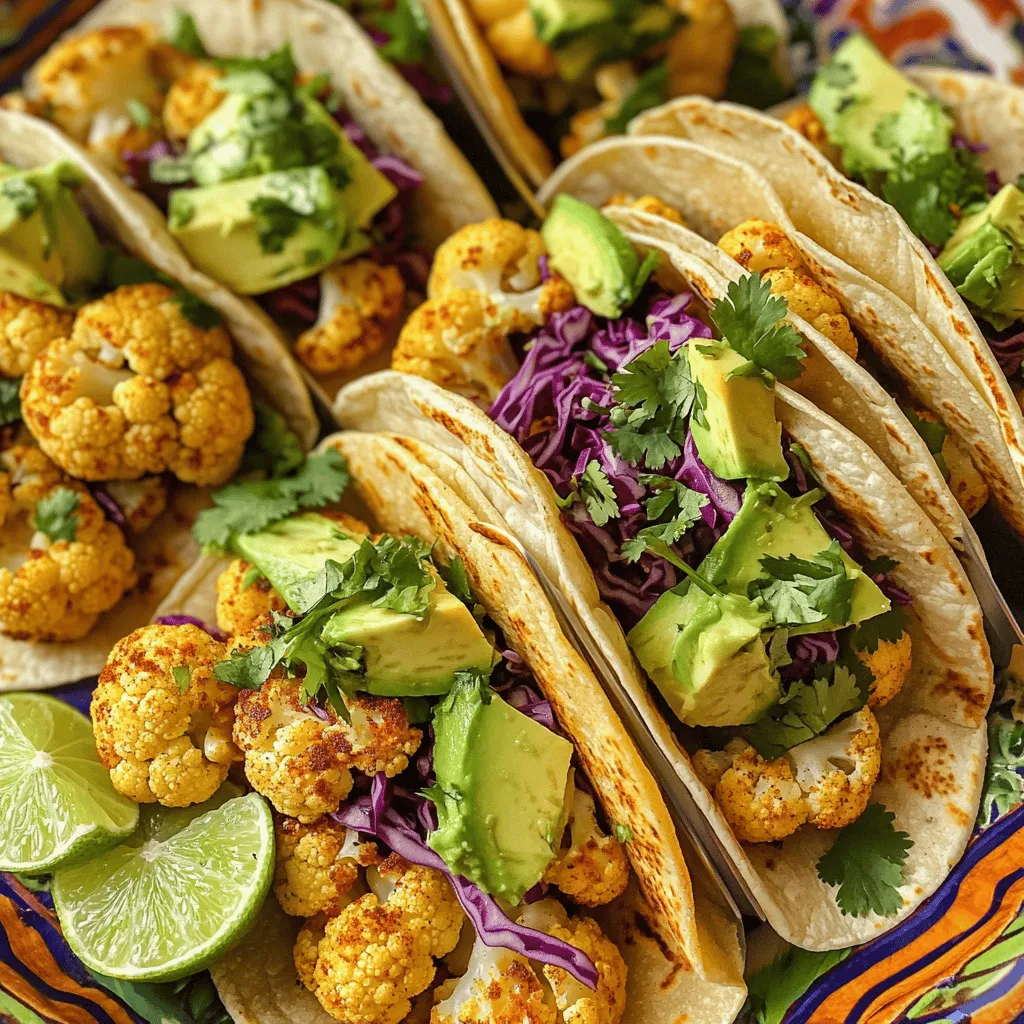 Roasted Cauliflower Tacos Flavorful and Simple Meal