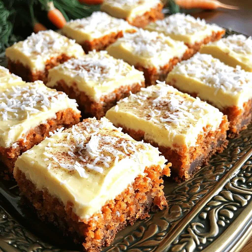 Decadent Carrot Cake Bars Rich and Flavorful Delight