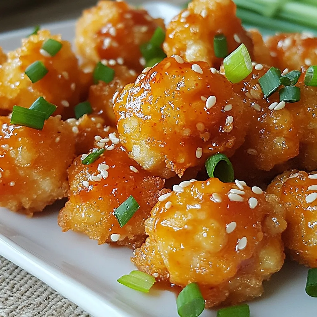 Sweet Chili Cauliflower Bites Crispy and Flavorful Snack