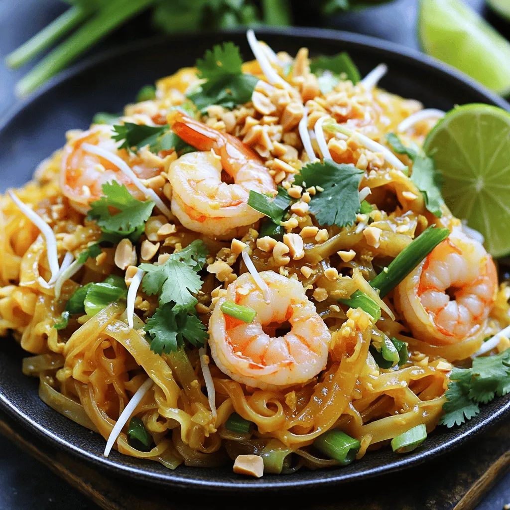 Easy Pad Thai with Shrimp Quick and Flavorful Meal