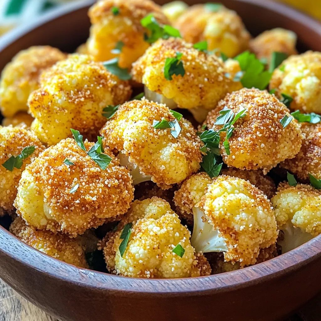 Air Fryer Ranch Cauliflower Bites Crispy Snack Delight