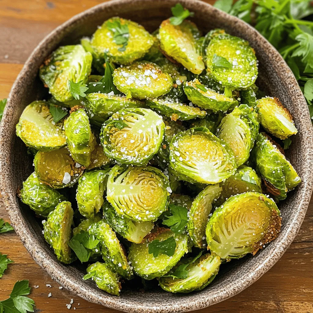 Crispy Brussel Sprout Chips Crunchy and Healthy Snack