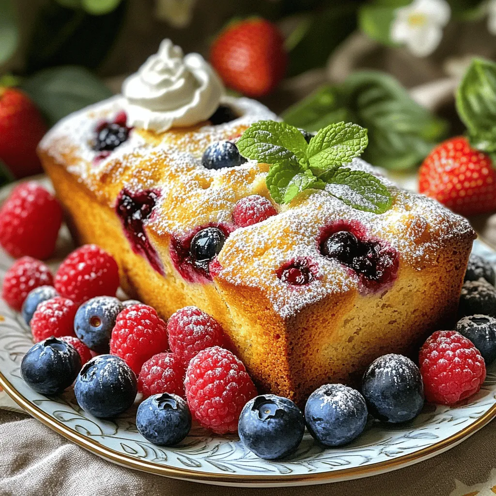 Sweet Berry Loaf Delight Simple and Tasty Recipe