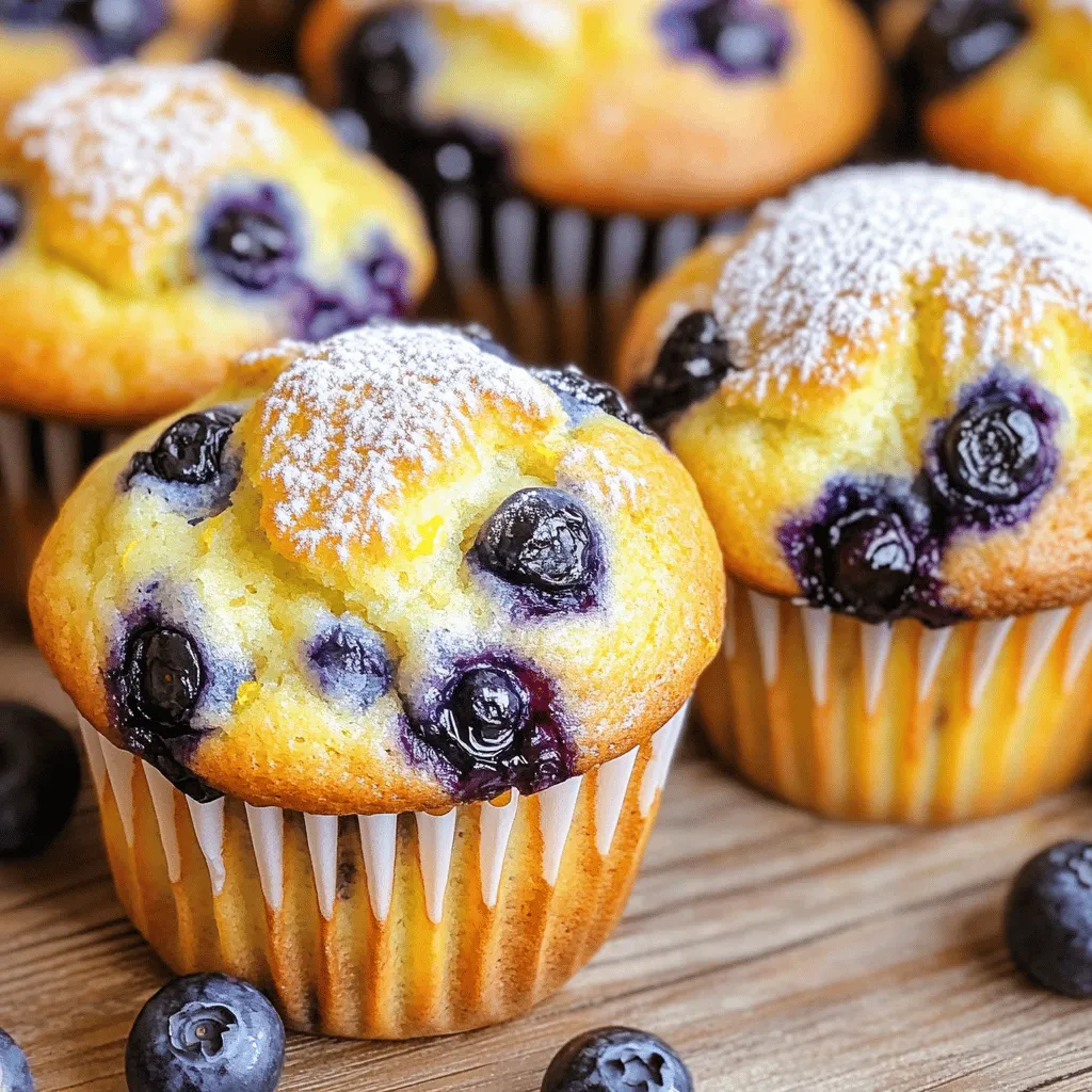 Lemon Blueberry Muffins Delightful and Easy Recipe