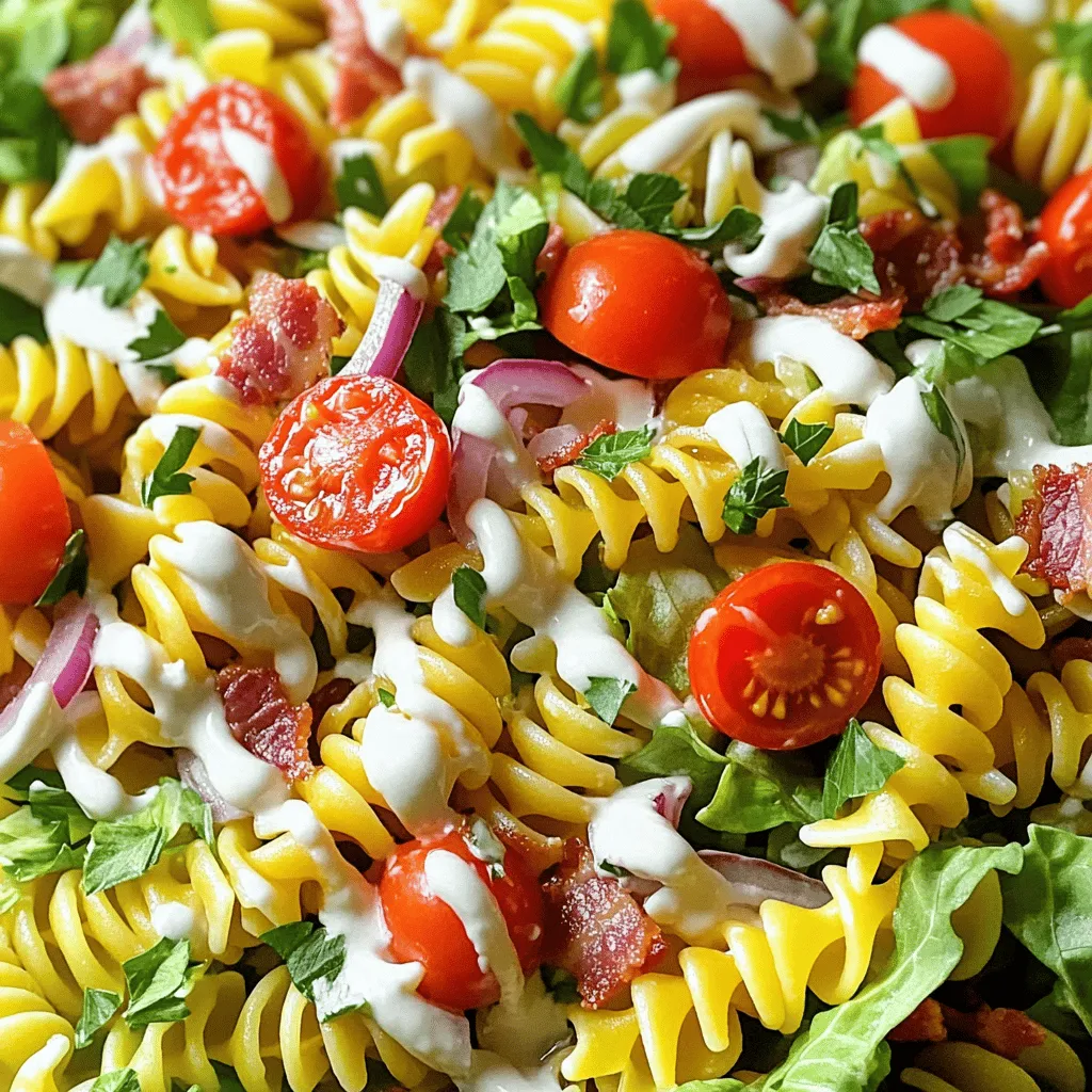 Classic BLT Pasta Salad Fresh and Flavorful Meal
