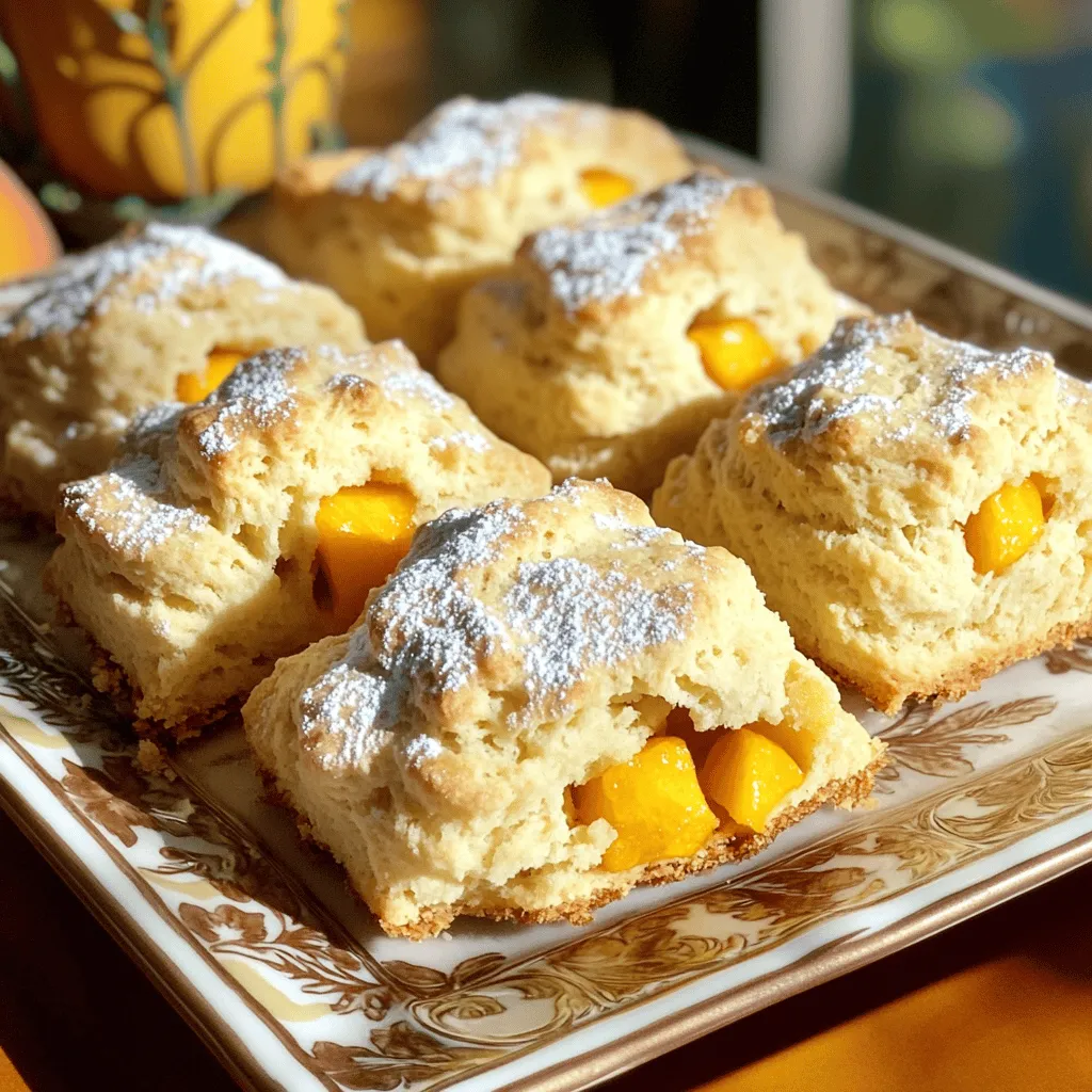 Easy Peach Scones Perfect for Any Breakfast Table