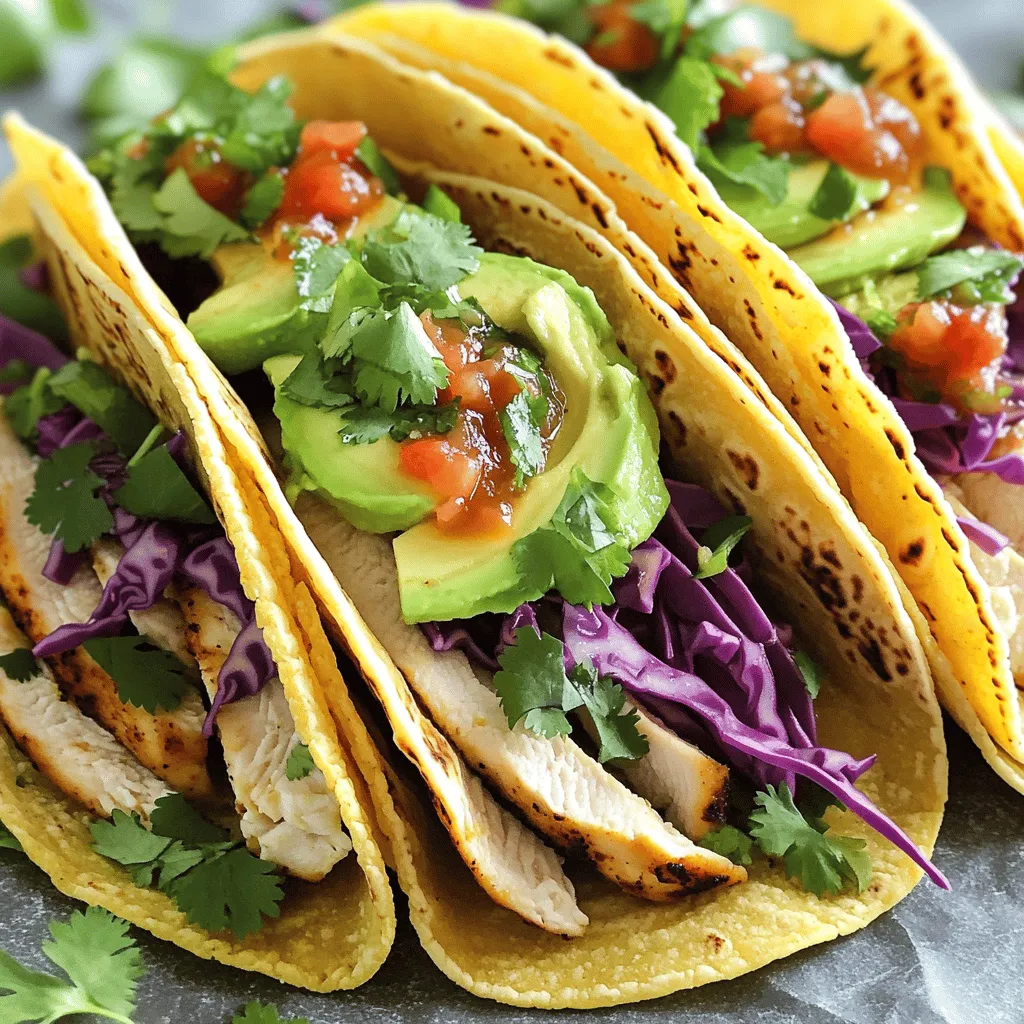 Cilantro Lime Chicken Tacos Flavorful and Fresh Meal