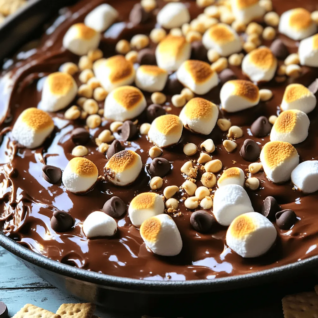 Chocolate Chip S&#8217;mores Dip Delightful and Easy Treat