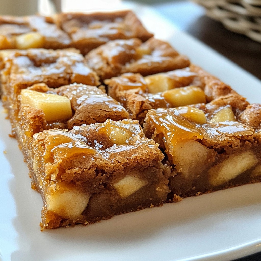 Caramel Apple Blondies Simple and Tasty Treat