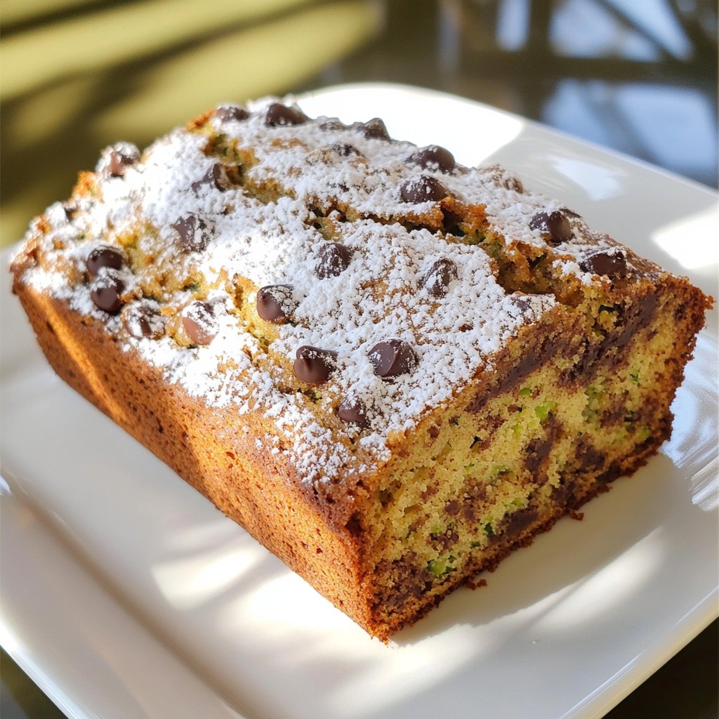 Chocolate Chip Zucchini Bread Fresh and Flavorful Treat
