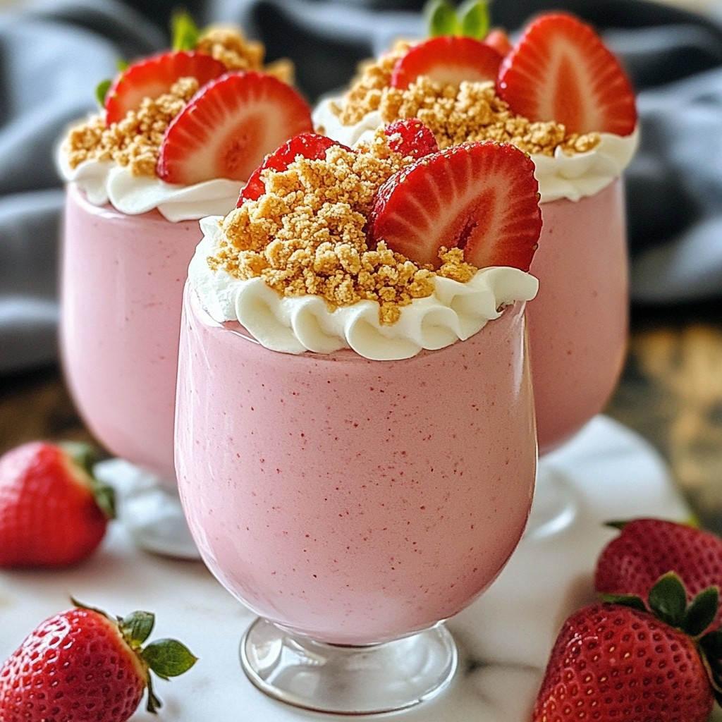 Strawberry Cheesecake Smoothie Tasty Quick Blend