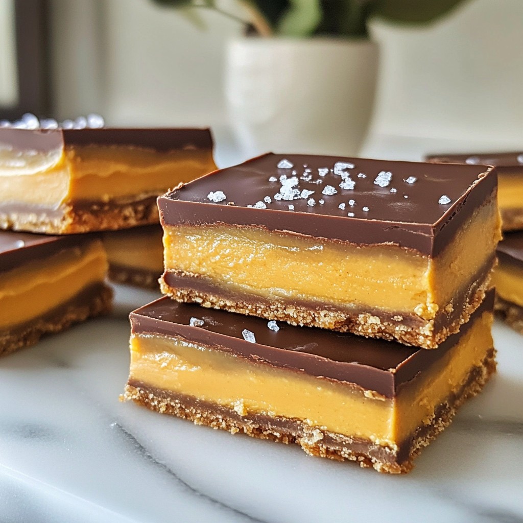 No-Bake Salted Caramel Bars Simple and Tasty Treat