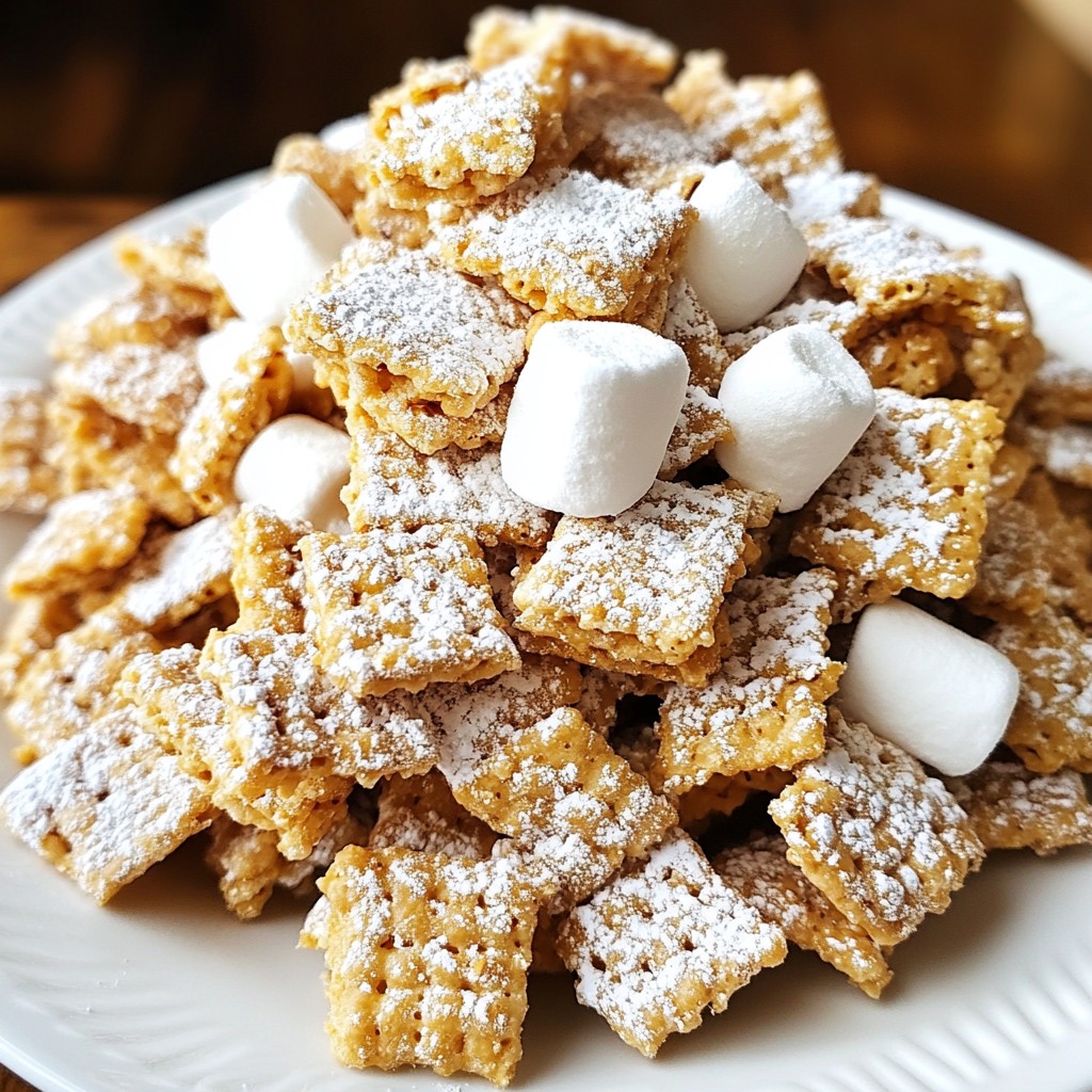 S'mores Puppy Chow Irresistible Easy Snack Mix